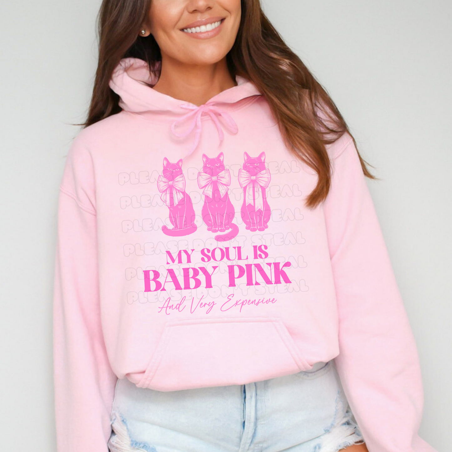 My Soul is Baby Pink Coquette DTF Transfer
