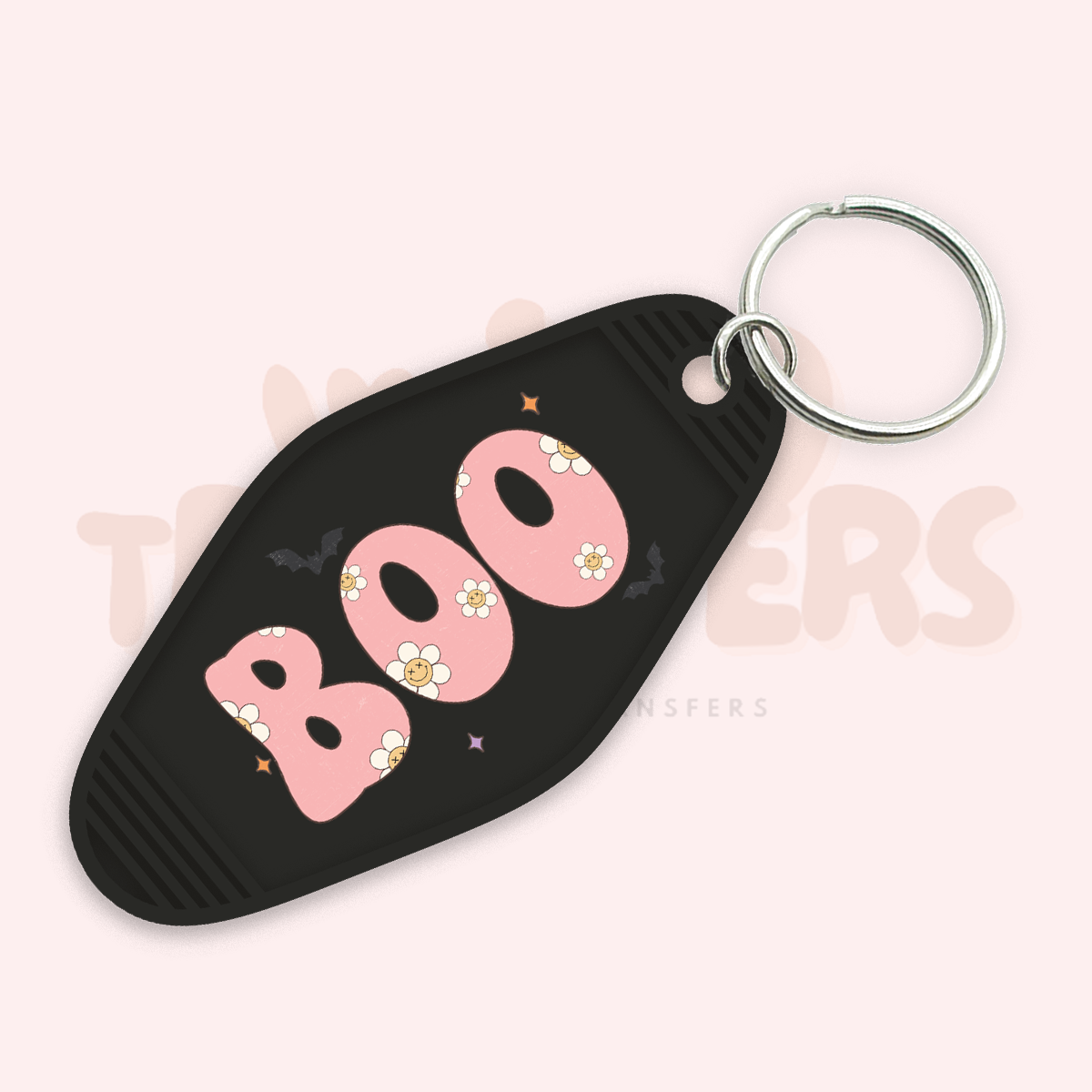 Boo UV DTF Motel Keychain Transfer Wild Transfers