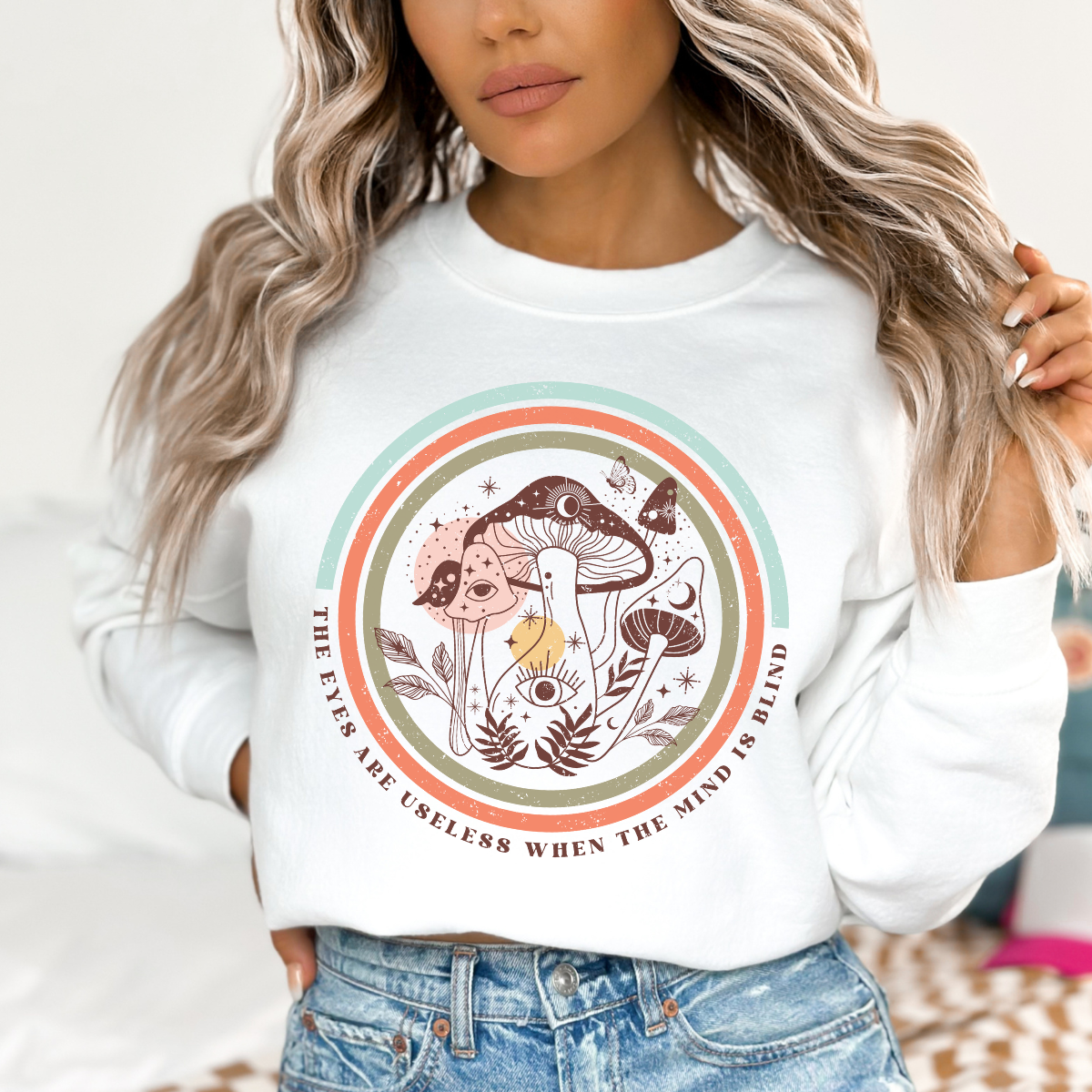 When the Mind is Blind Boho DTF Transfer Wild Transfers