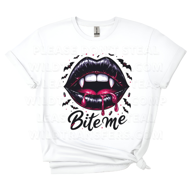 Bite Me DTF Transfer