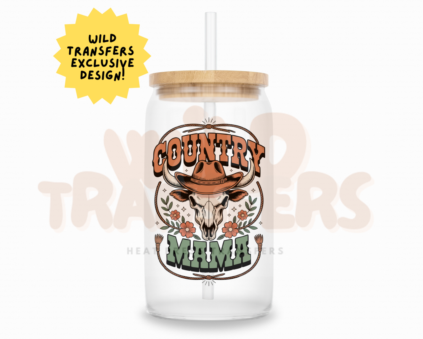 Country Mama UV DTF Single Transfer