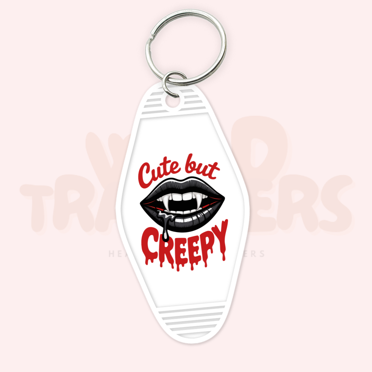 Cute but Creepy UV DTF Motel Keychain Transfer