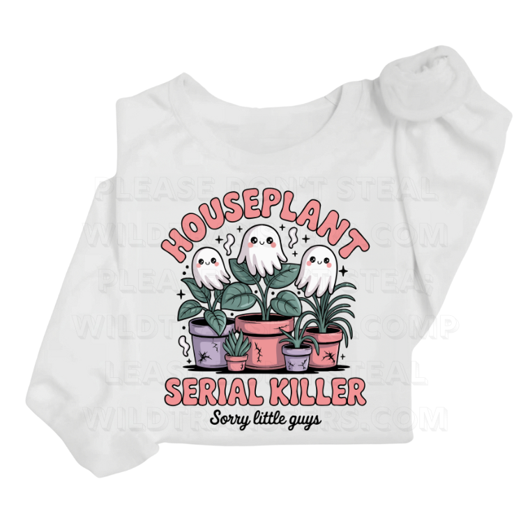 Houseplant Serial Killer Ghosts DTF Transfer
