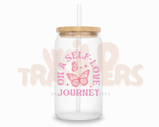 On a Self Love Journey UV DTF Single Transfer
