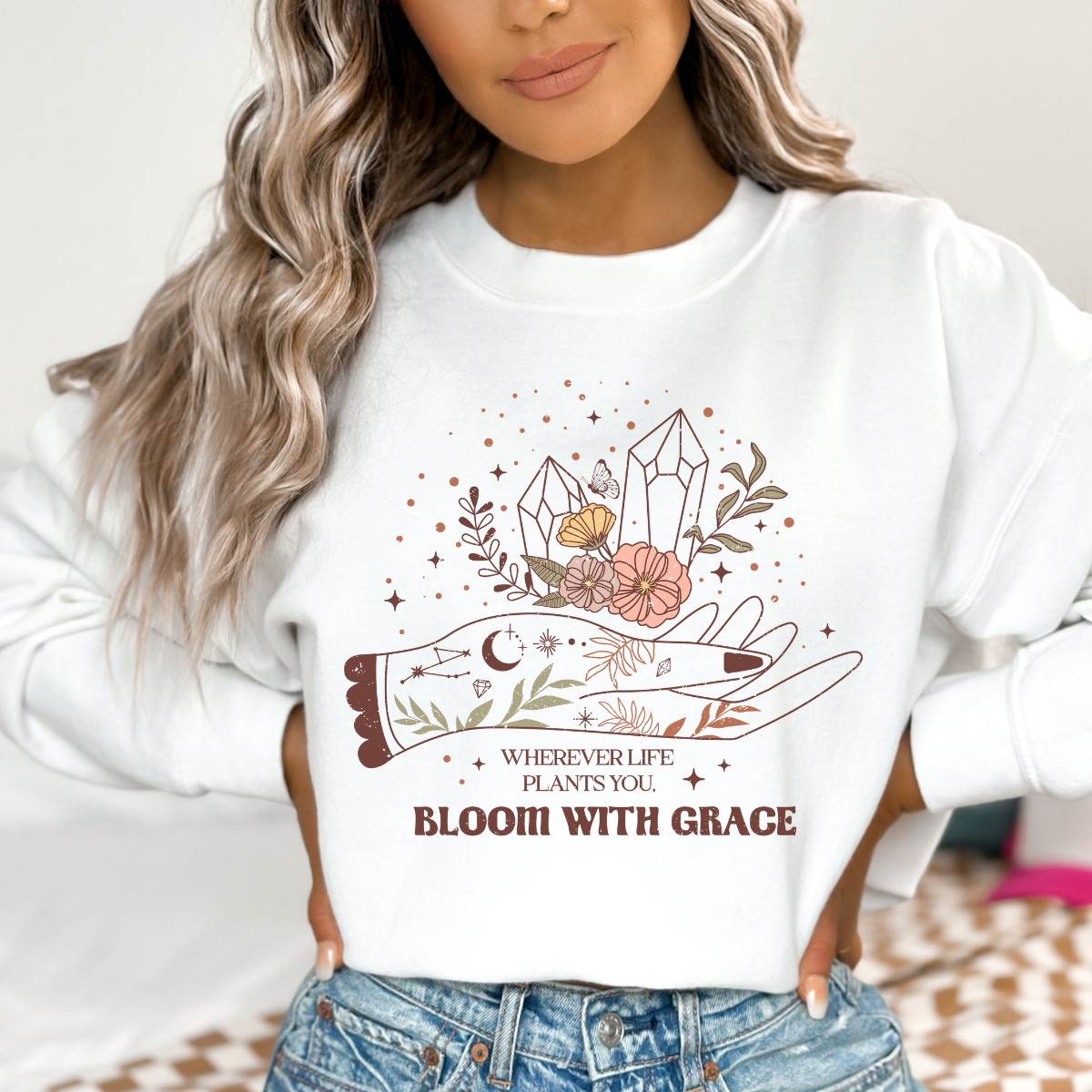Bloom with Grace Boho DTF Transfer Wild Transfers