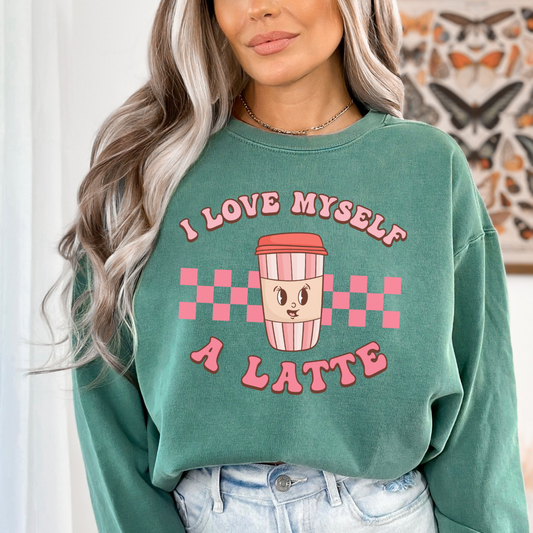 I Love Myself A Latte DTF Transfer Wild Transfers