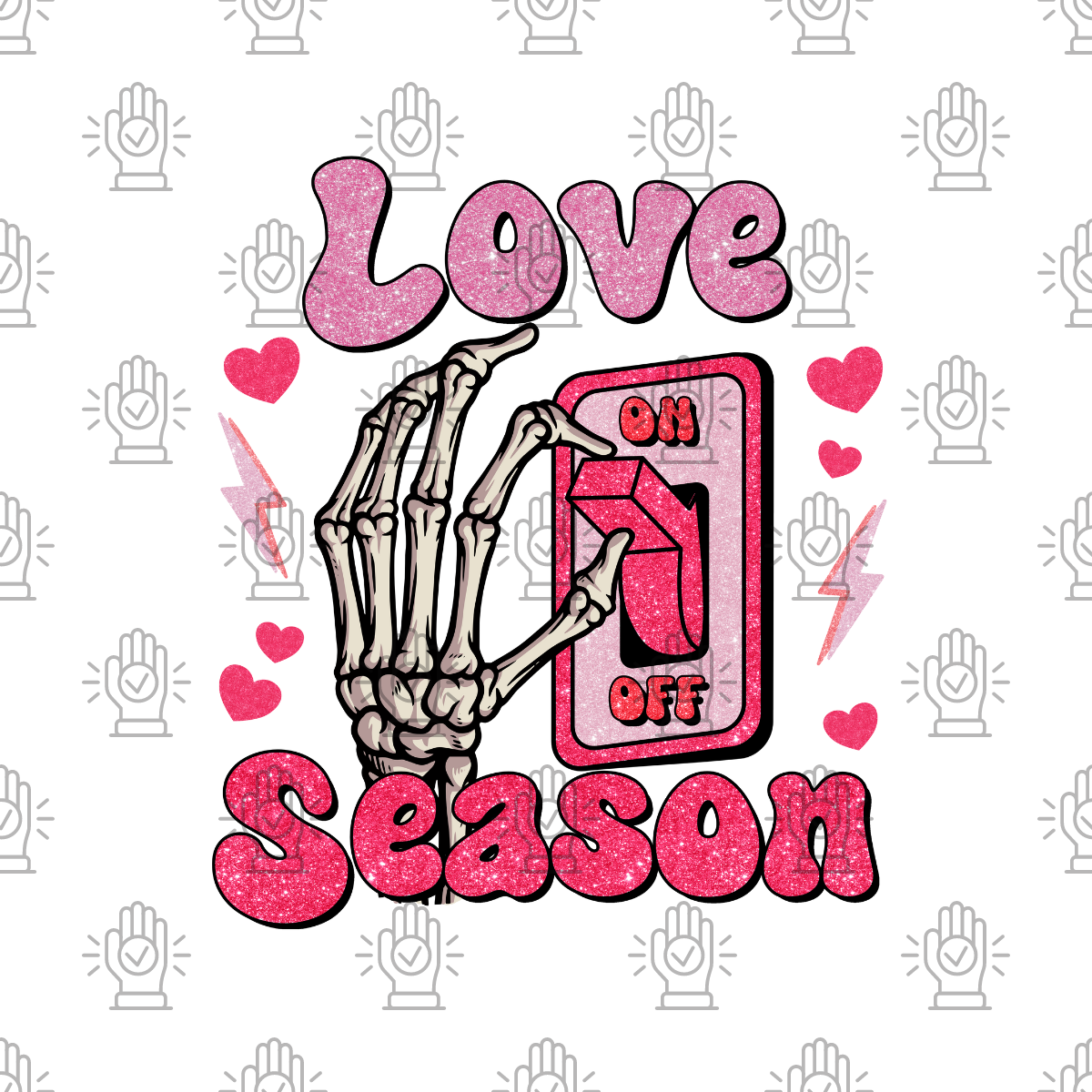 Love Season Switch UV DTF Single Transfer Wild Transfers