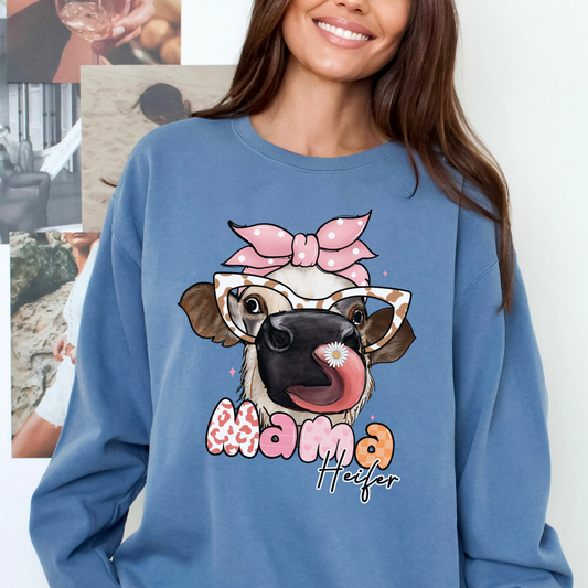 Mama Heifer DTF Transfer Wild Transfers