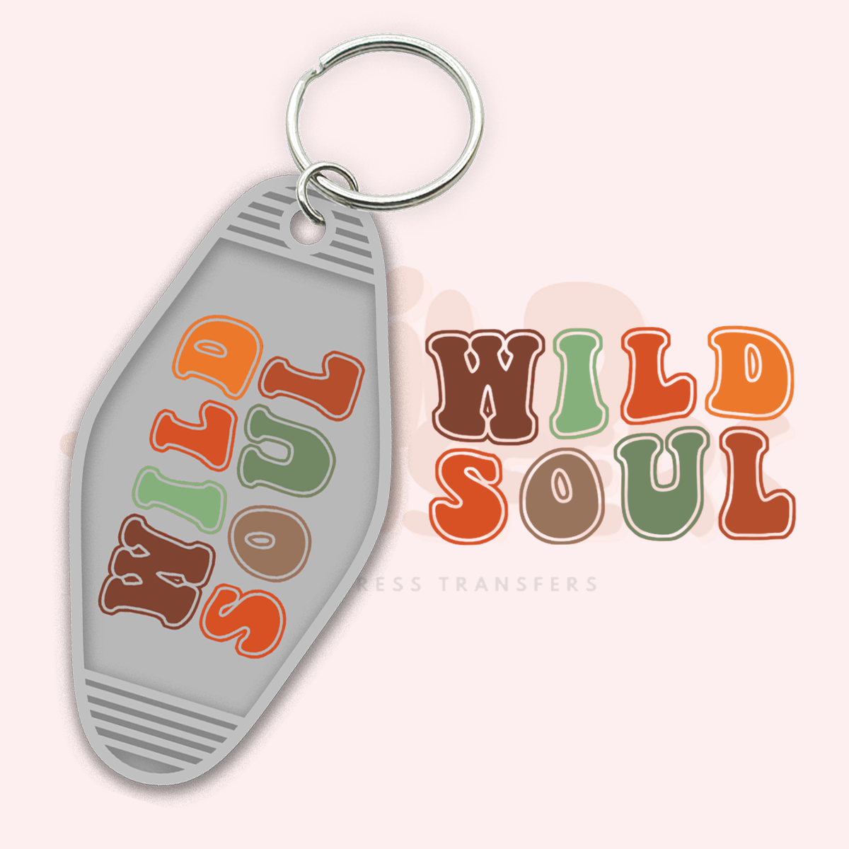Wild Soul UV DTF Motel Keychain Transfer Wild Transfers