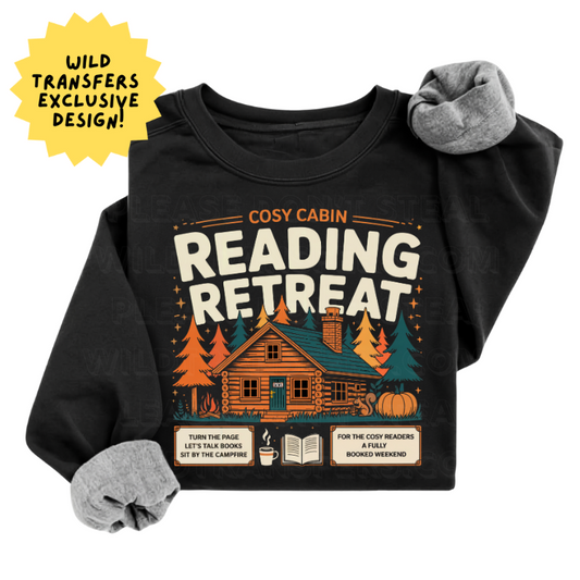 Autumn Reading Retreat DTF Transfer