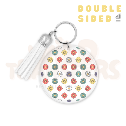 [Double Sided] Flowers Circle UV DTF Transfer