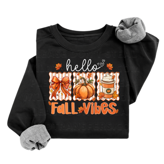 Hello Fall Vibes DTF Transfer