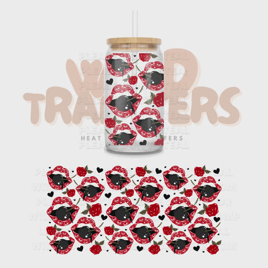 Poison Cherry Lips UV DTF 16oz Wrap