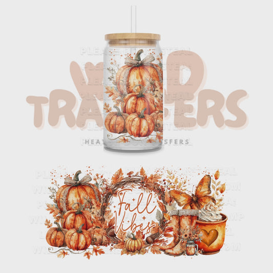 Fall Vibes UV DTF 16oz Wrap