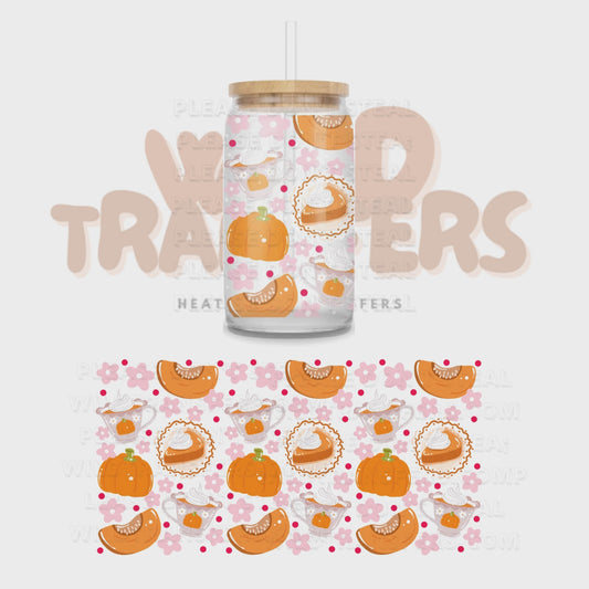 Pumpkin Pie UV DTF 16oz Wrap
