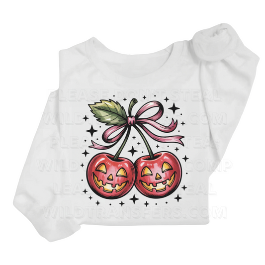 Pumpkin Cherries DTF Transfer